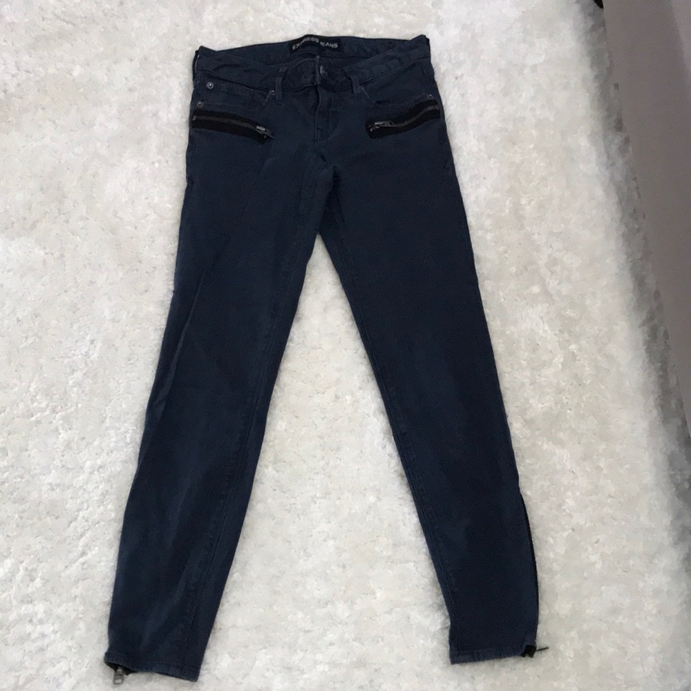Express ankle skinny jeans